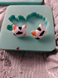 Image 1 of Mini Cat Resin Earrings