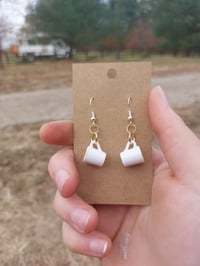 Coffee Mugs Resin Earrings