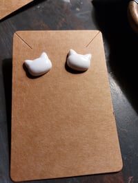 Image 2 of Mini Cat Resin Earrings