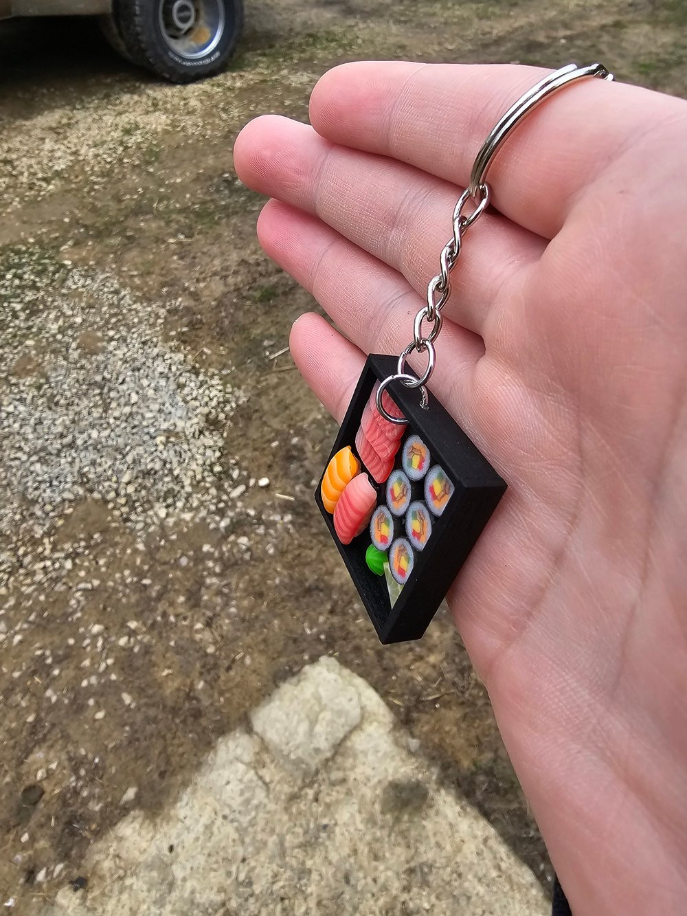 Sushi Box Keychain