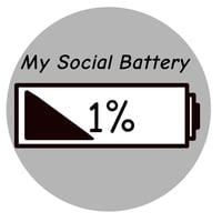 Image 2 of Social Battery Pins