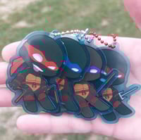 Image 1 of Colorful Ninja Acrylic Charms