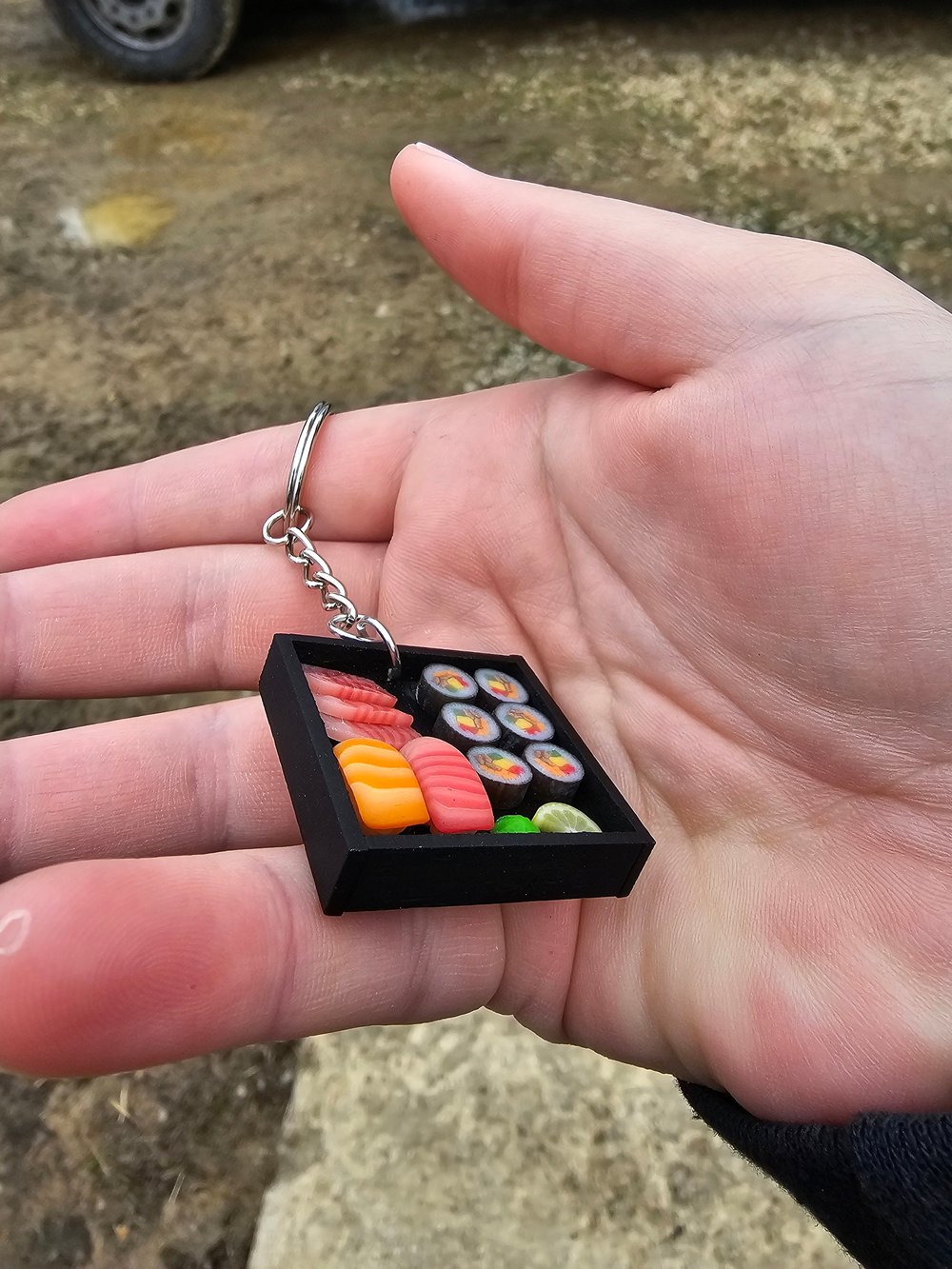 Sushi Box Keychain
