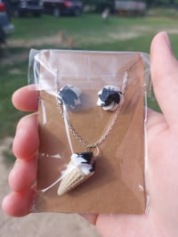 Image 1 of Ice Cream Drizzle Jewelry Set