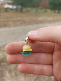Hamburger Mini Resin Charm