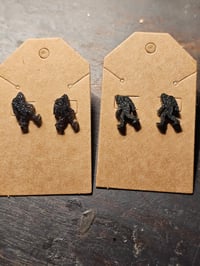 Image 1 of Resin Bigfoot Earrings