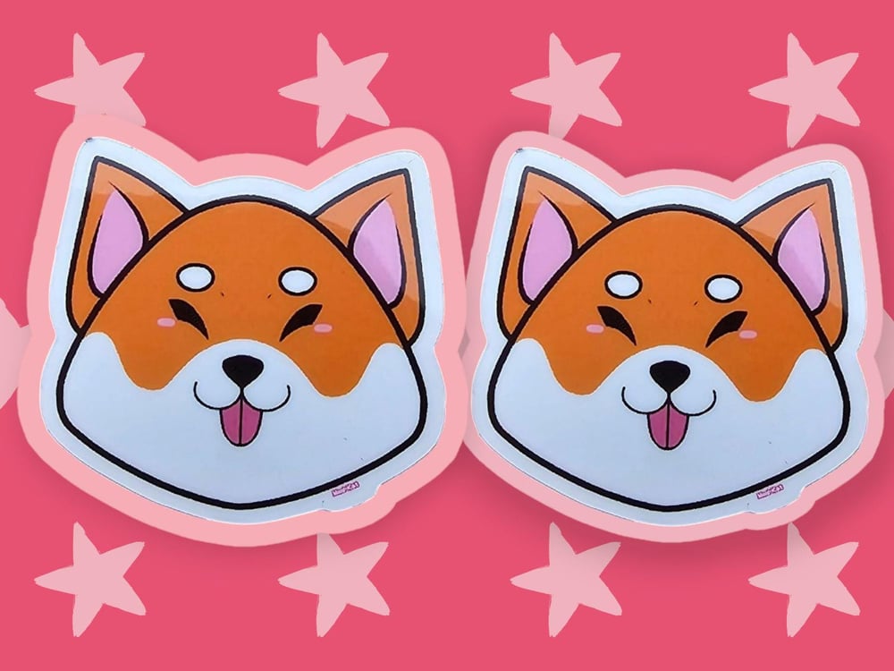 Shiba Inu Vinyl Stickers
