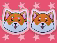 Image 1 of Shiba Inu Vinyl Stickers