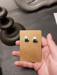 Onigiri Resin Earrings
