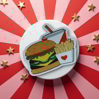 Image 1 of Fast Food Vinyl Stickers