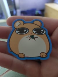 Fat Hamster Vinyl Stickers