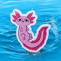 Image 1 of Axolotl Vinyl Sticker