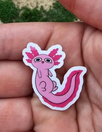 Image 2 of Axolotl Vinyl Sticker