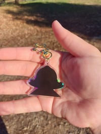 Image 2 of Anxious Alien Acrylic Charm