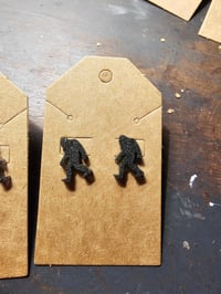 Image 3 of Resin Bigfoot Earrings