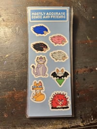 Image 2 of Mostly Accurate Sonic & Co. Sticker Sheet