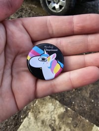 Image 1 of Majestically Depressed Unicorn Pin
