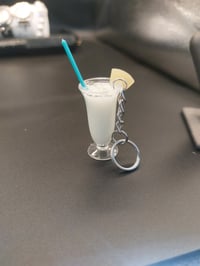 Image 1 of Pina Colada Resin Keychain