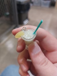 Image 2 of Pina Colada Resin Keychain