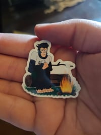 Image 2 of Camping Bigfoot Stickers