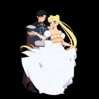 Image 3 of Moon Princess Acrylic Spinning Standee