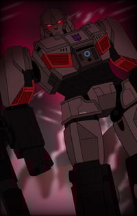 A4 TF One Megatron Print