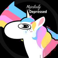 Image 2 of Majestically Depressed Unicorn Pin