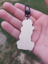 Image 3 of Wooden Plague Doctor Charm