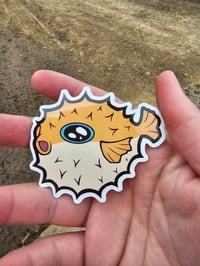 Image 2 of Pufferfish Vinyl Sticker
