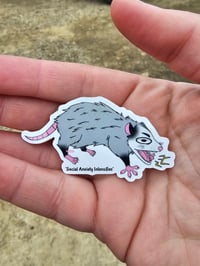 Image 2 of Possum Vinyl Sticker