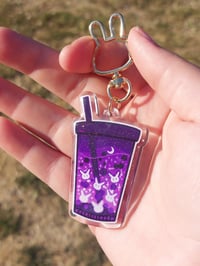 Bunny Boba Tea Acrylic Charm