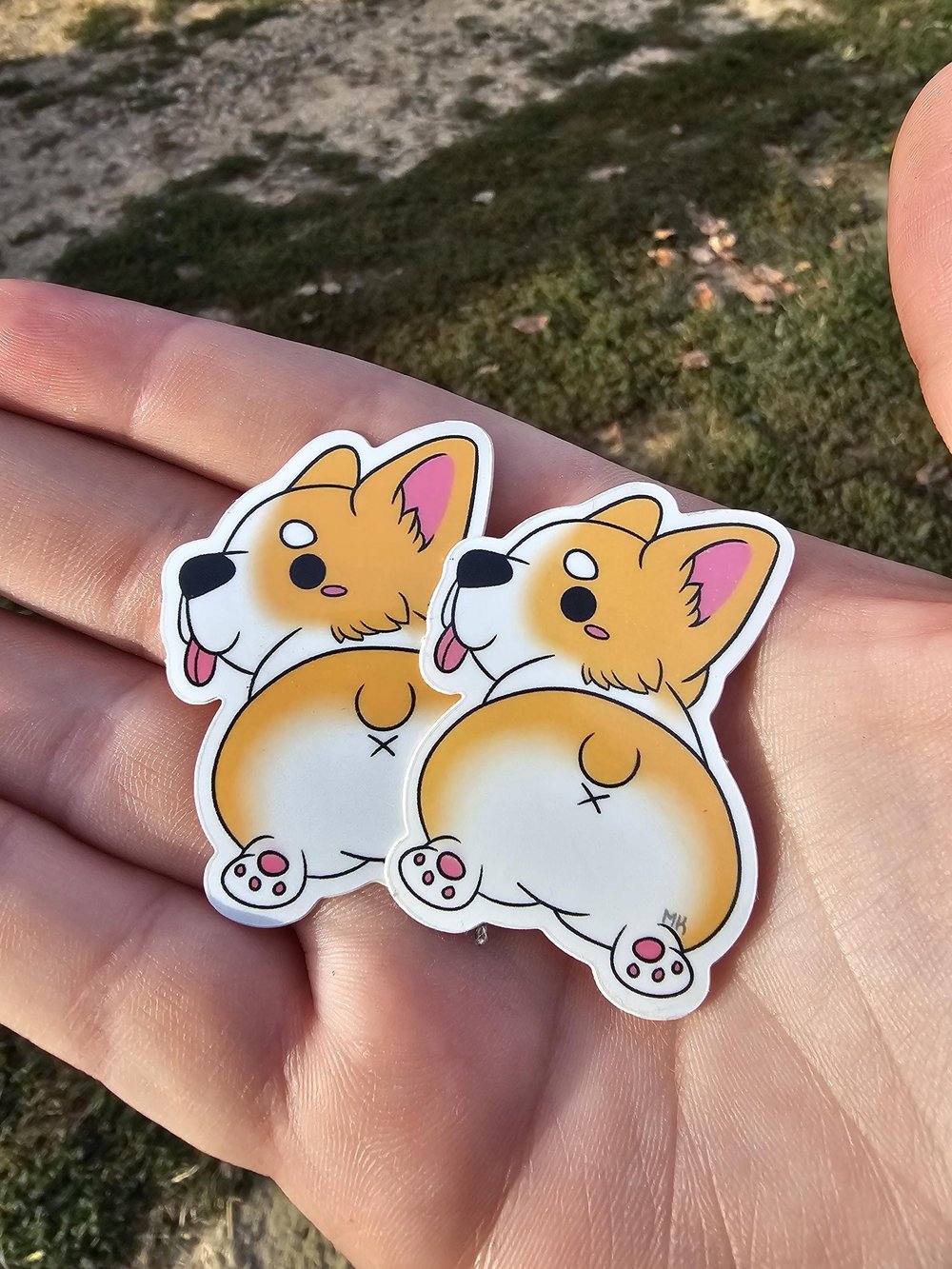 Corgi Butt Stickers