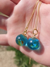 Image 2 of Koi Fish Capsule Necklace