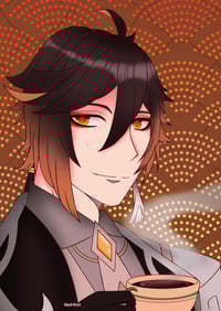 A4 Zhongli Print
