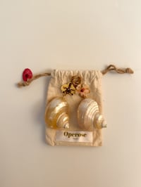 Image 2 of hibiscus cloud earrings