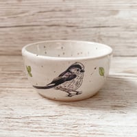 Image 1 of Long Tailed Tit Ceramic Candle/Trinket Dish