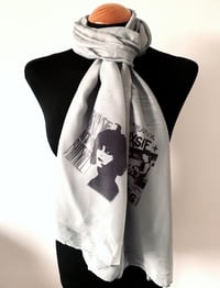Image 1 of Siouxsie Sioux Inspired Punk Scarf – Long Gothic Rock Scarf for Music Fans