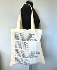 Image 2 of Rocky Horror Inspired Shopper Bag – Unisex Tote with Red & Black "Hot Patootie" Print