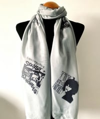 Image 2 of Siouxsie Sioux Inspired Punk Scarf – Long Gothic Rock Scarf for Music Fans