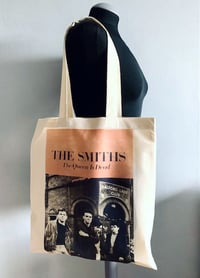 Image 3 of The Smiths Inspired Tote Bag – Pink and Black Unisex Shopper with Indie Band Print