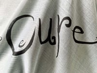 Image 3 of The Cure Inspired Scarf – Punk Style Long Scarf with Black and Red Band Print