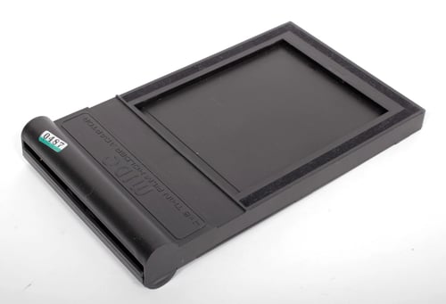 Image of Lot of 28 Mido thin cut 4X5 sheet film holders + carrier #0487