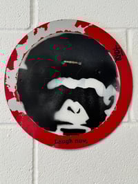 Vintage road sign Chimp 
