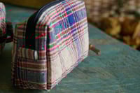 Image 5 of Small Fabric Makeup Bag – Vintage Fabric, Everyday Zipper Pouch