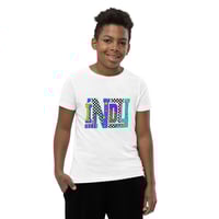 Image 3 of 'Velocity' Kids Tee - White