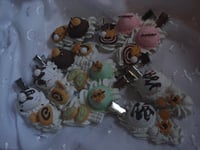 Image 1 of decoden ice cream hair clip 2pc set