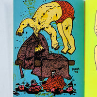 Image 11 of BIG DISASTERS by MIKE DIANA! (FULLY SCREEN PRINTED & LIMITED TO 120 COPIES!)