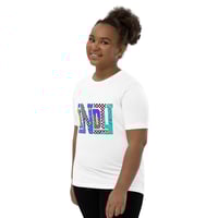 Image 1 of 'Velocity' Kids Tee - White