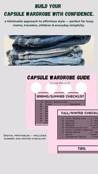 ESSENTIAL CAPSULE WARDROBE KIT : 37-PIECE SEASONAL CHECKLIST (DIGITAL DOWNLOAD)