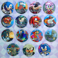 Image 1 of Sonic Fandub Quote Buttons